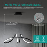 glasvilla Pendelleuchte LED Hängelampe Verstellbares Kabel Hängeleuchte für Esszimmer Wohnzimmer Schlafzimmer