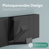 glasvilla Kleiderhaken ohne Bohren Wandgarderobe Wandhaken aus Edelstahl Garderobenleiste Garderobenhaken Stalo-04+05