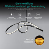 glasvilla Pendelleuchte LED Hängelampe Verstellbares Kabel Hängeleuchte für Esszimmer Wohnzimmer Schlafzimmer