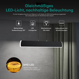 glasvilla Pendelleuchte 100cm LED Hängelampe Dimmbar mit Fernbedienung 3000K/4000K/6000K Verstellbares Kabel 20W Hängeleuchte für Esszimmer Wohnzimmer Schlafzimmer