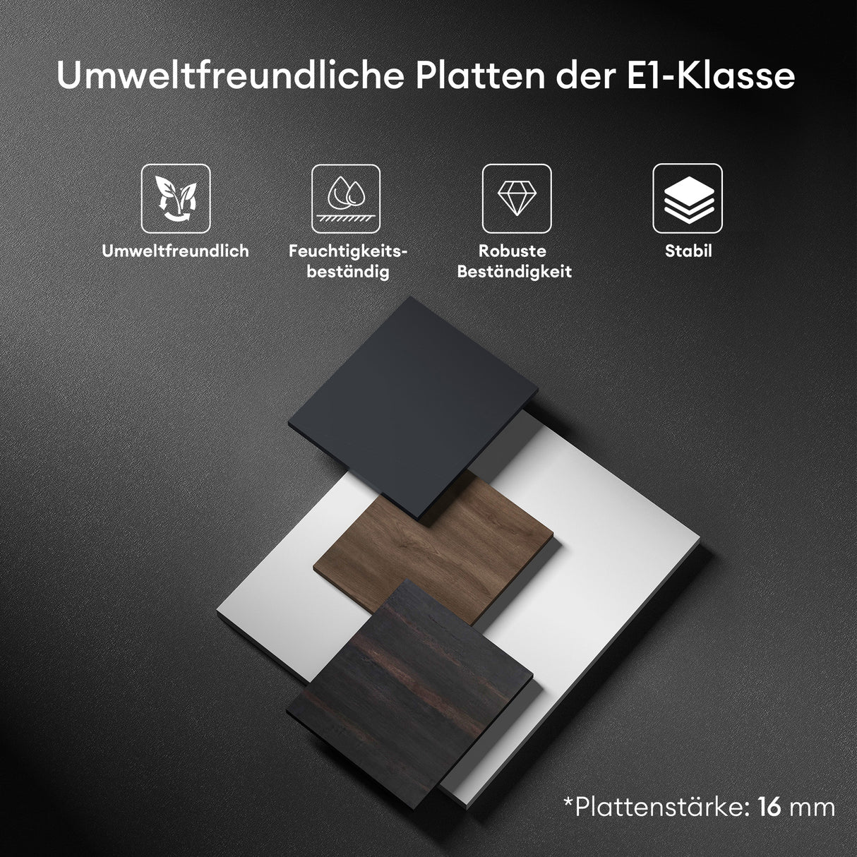 glasvilla Badmöbel Set Badezimmermöbel 120cm Waschbecken Waschtisch mit Unterschrank Deep