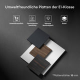 glasvilla Badmöbel Set Badezimmermöbel 120cm Waschbecken Waschtisch mit Unterschrank Deep