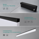 glasvilla Pendelleuchte LED Hängelampe Dimmbar mit Fernbedienung 3000K/4000K/6000K Verstellbares Kabel Hängeleuchte für Esszimmer Wohnzimmer Schlafzimmer