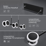 glasvilla Pendelleuchte LED Hängelampe Dimmbar mit Fernbedienung Verstellbares Kabel Hängeleuchte für Esszimmer Wohnzimmer Schlafzimmer