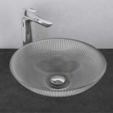 glasvilla Waschbecken Glas Aufsatzwaschbecken Glaswaschbecken Handwaschbecken Rund Waschschale