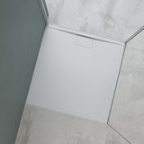 glasvilla Duschwanne aus Mineralguss Duschtasse Mineralgusswanne DIN-Anschlüsse Geoma07