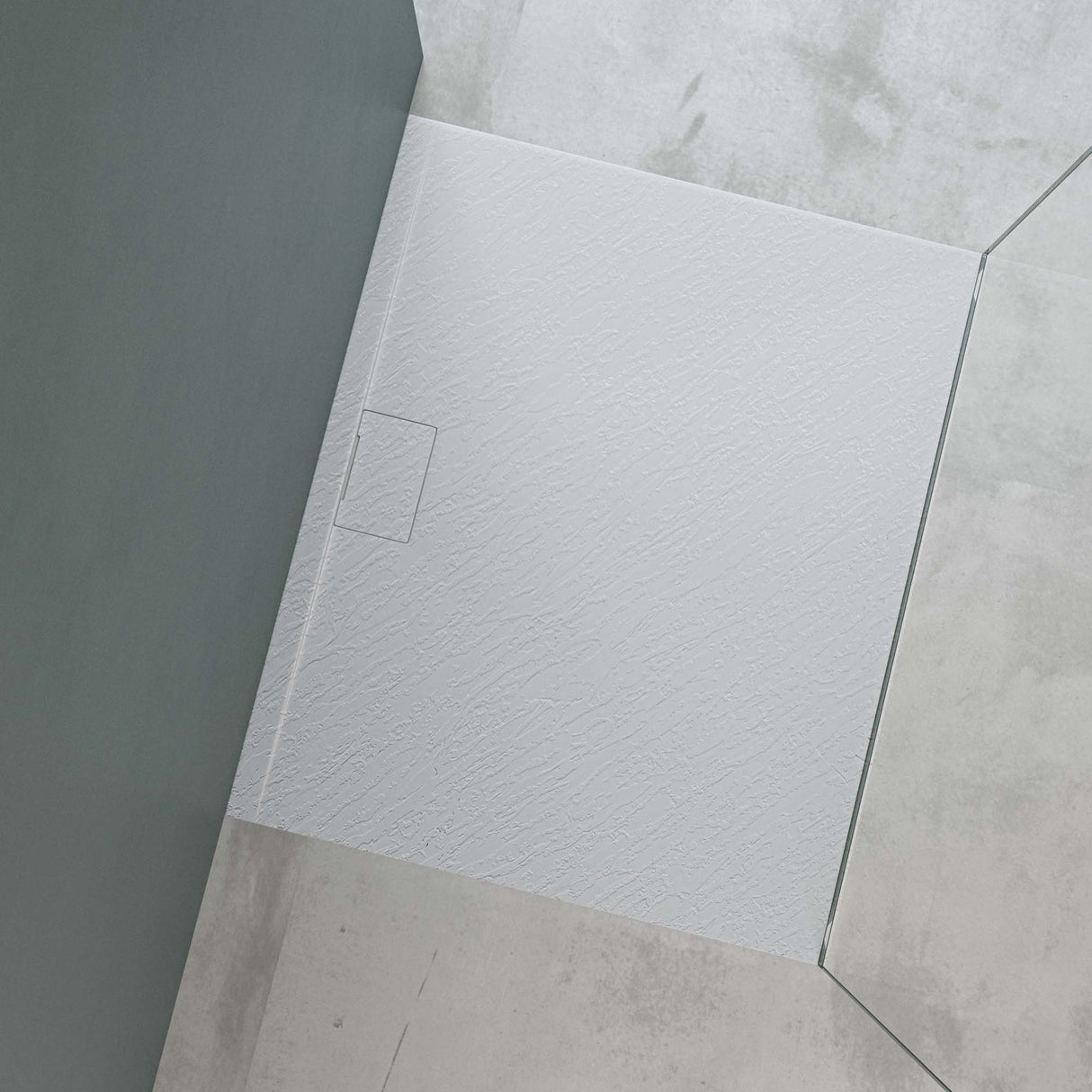 glasvilla Duschwanne aus Mineralguss Duschtasse Mineralgusswanne DIN-Anschlüsse Geoma07