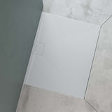 glasvilla Duschwanne aus Mineralguss Duschtasse Mineralgusswanne DIN-Anschlüsse Geoma07