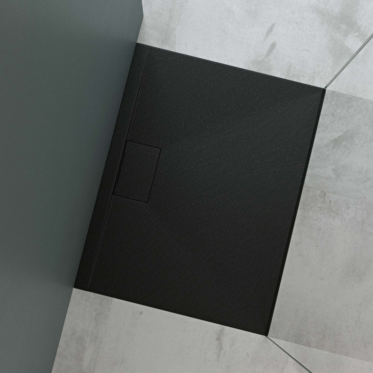 glasvilla Duschwanne aus Mineralguss Duschtasse Mineralgusswanne DIN-Anschlüsse Geoma07