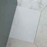 glasvilla Duschwanne aus Mineralguss Duschtasse Mineralgusswanne DIN-Anschlüsse Geoma07