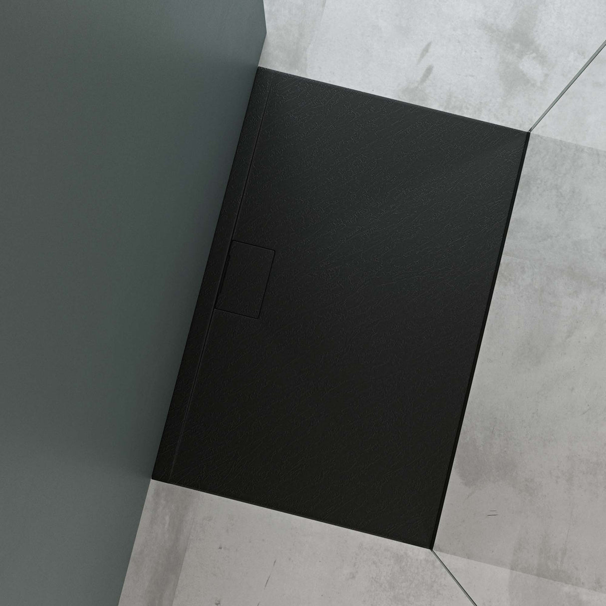 glasvilla Duschwanne aus Mineralguss Duschtasse Mineralgusswanne DIN-Anschlüsse Geoma07