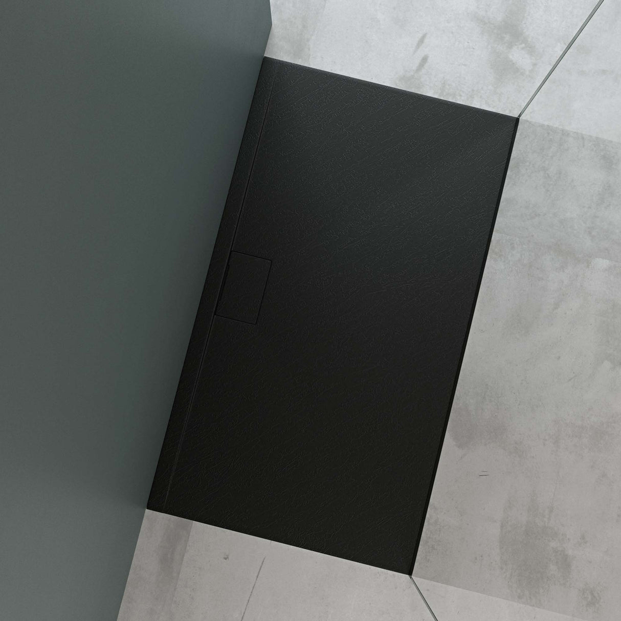 glasvilla Duschwanne aus Mineralguss Duschtasse Mineralgusswanne DIN-Anschlüsse Geoma07