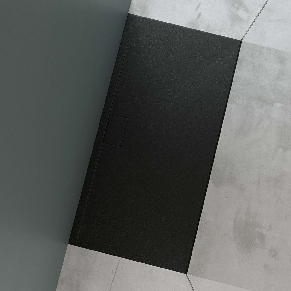 glasvilla Duschwanne aus Mineralguss Duschtasse Mineralgusswanne DIN-Anschlüsse Geoma07