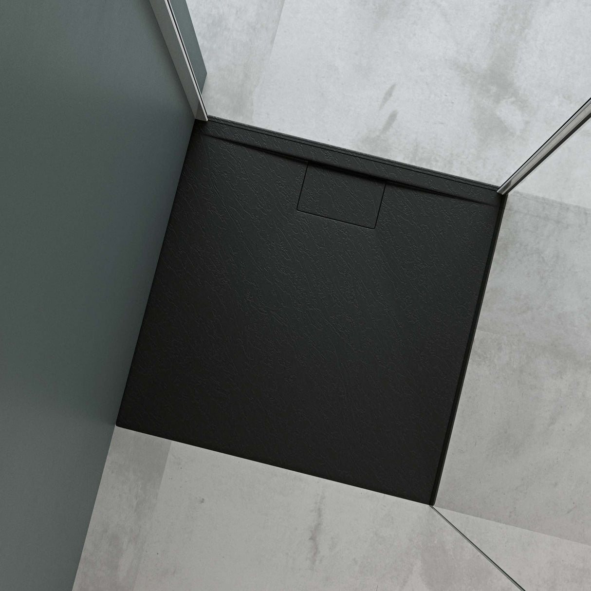 glasvilla Duschwanne aus Mineralguss Duschtasse Mineralgusswanne DIN-Anschlüsse Geoma07