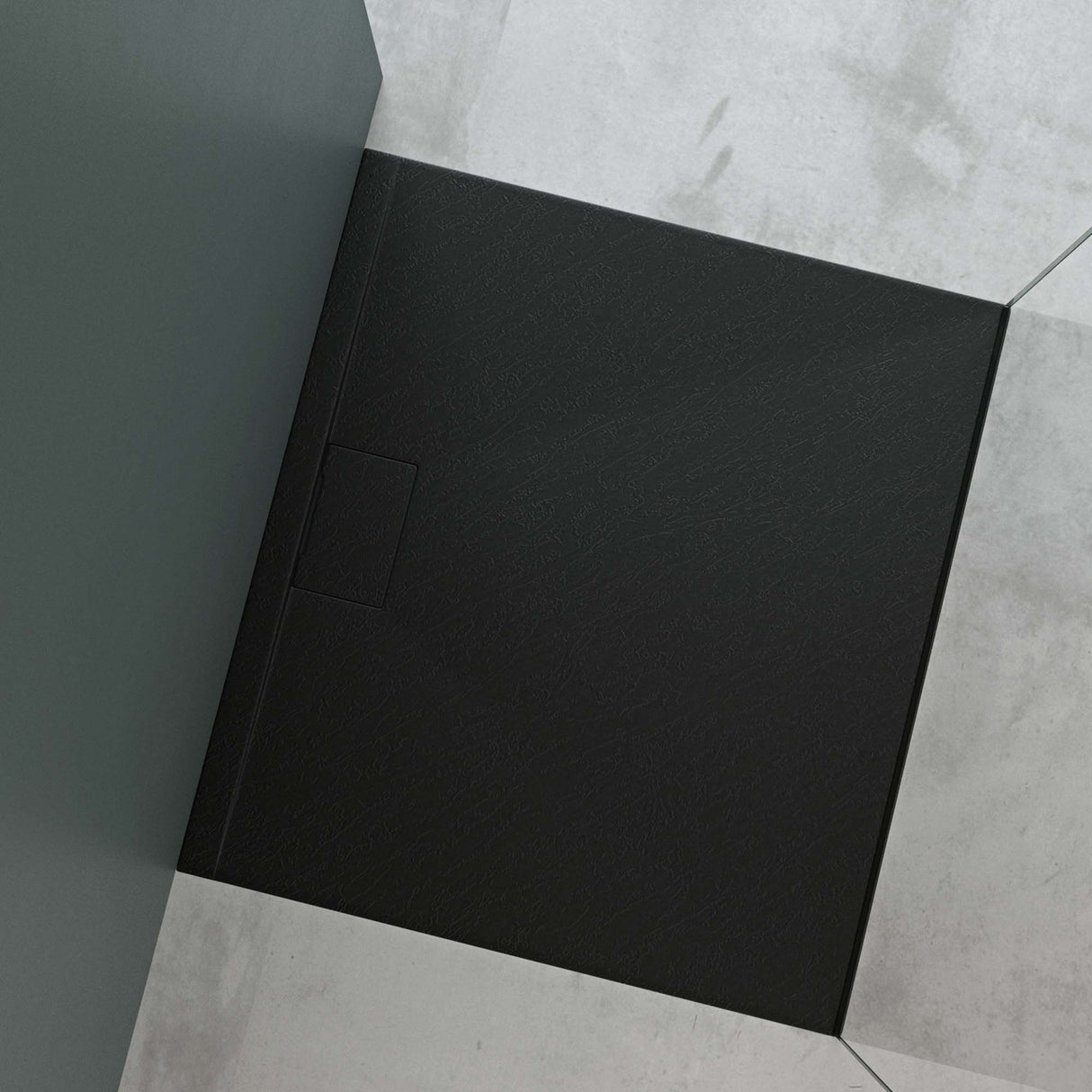 glasvilla Duschwanne aus Mineralguss Duschtasse Mineralgusswanne DIN-Anschlüsse Geoma07