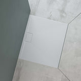 glasvilla Duschwanne aus Mineralguss Duschtasse Mineralgusswanne DIN-Anschlüsse Geoma07