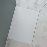 glasvilla Duschwanne aus Mineralguss Duschtasse Mineralgusswanne DIN-Anschlüsse Geoma07