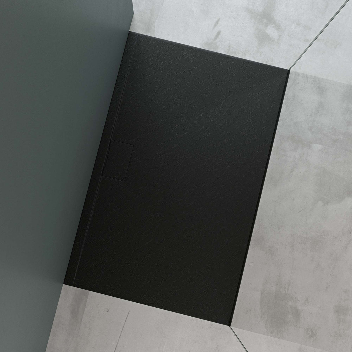 glasvilla Duschwanne aus Mineralguss Duschtasse Mineralgusswanne DIN-Anschlüsse Geoma07