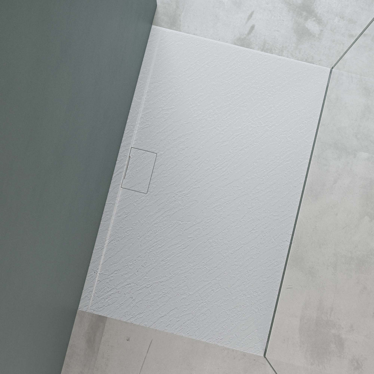 glasvilla Duschwanne aus Mineralguss Duschtasse Mineralgusswanne DIN-Anschlüsse Geoma07