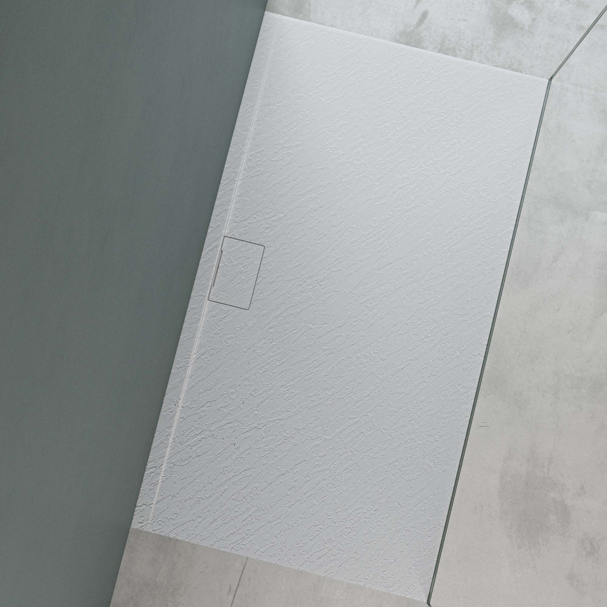 glasvilla Duschwanne aus Mineralguss Duschtasse Mineralgusswanne DIN-Anschlüsse Geoma07