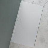 glasvilla Duschwanne aus Mineralguss Duschtasse Mineralgusswanne DIN-Anschlüsse Geoma07