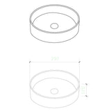 glasvilla Waschbecken Glas Aufsatzwaschbecken Glaswaschbecken Handwaschbecken Rund Waschschale