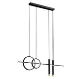 glasvilla Pendelleuchte 100cm LED Hängelampe Linear design 3000K/4000K/6000K Verstellbares Kabel 38W Hängeleuchte für Esszimmer Wohnzimmer Schlafzimmer