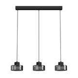 glasvilla Pendelleuchte LED Hängelampe 3000K/4000K/6000K Verstellbares Kabel Schwarz Hängeleuchte für Esszimmer Wohnzimmer Schlafzimmer