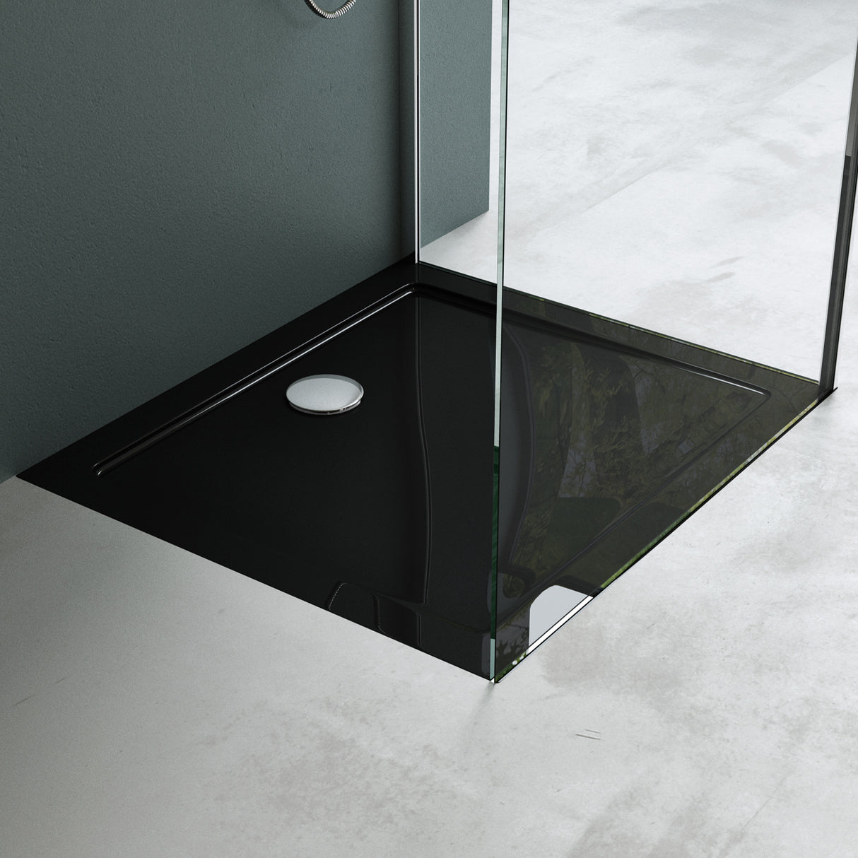 glasvilla Duschwanne Duschtasse aus hochwertigem Acryl Rechteckig 70-140cm Faro