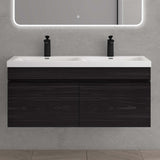 glasvilla Badmöbel Set Badezimmermöbel mit Mineralguss Waschbecken Waschtisch Botanica