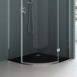 glasvilla Duschwanne Duschtasse aus Sanitäracryl Viertelkreis Faro3