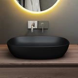 glasvilla Aufsatzwaschbecken Waschschale Waschbecken aus Keramik mit Nano-Beschichtung/Lotus-Effekt Brüssel104