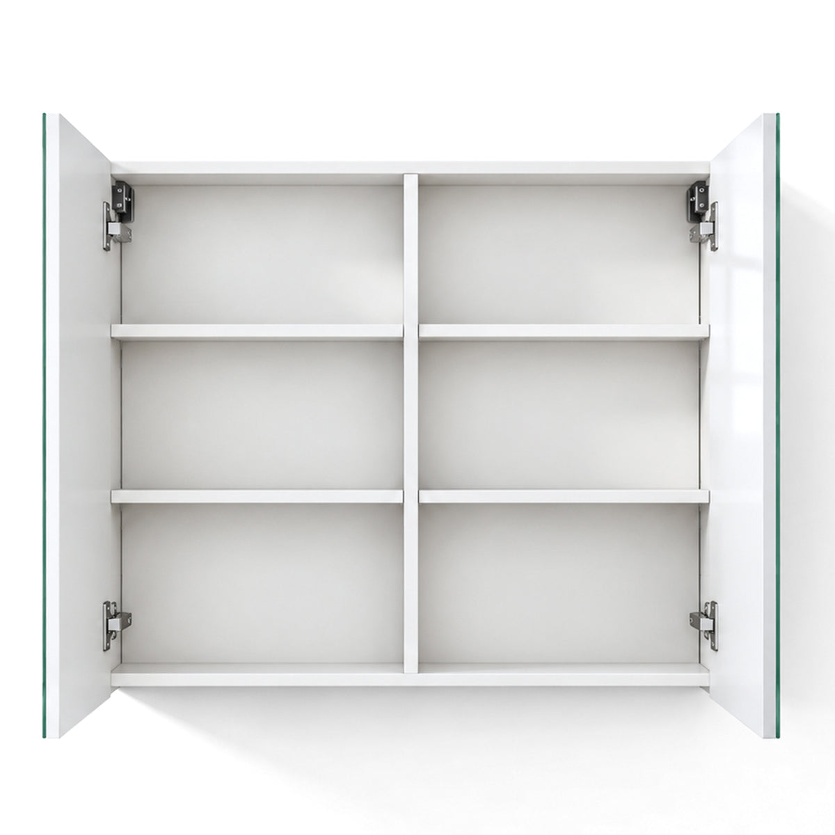 glasvilla Spiegelschrank mit Spielgeltüren Badezimmerschrank Hängeschrank Badezimmerspiegel Spiegelschrank-02