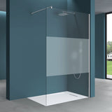 glasvilla Duschwand für Dusche Duschabtrennung Walk-In Dusche ESG-Sicherheitsglas 8mm NANO Glas BRAM1 & BRAM3 Bremen1MS
