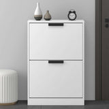 glasvilla Schuhschrank Schuhkommode Schuhkipper BxTxH: 60x28x89 cm Schmal Schuhregal Möbel Schuhschrank01