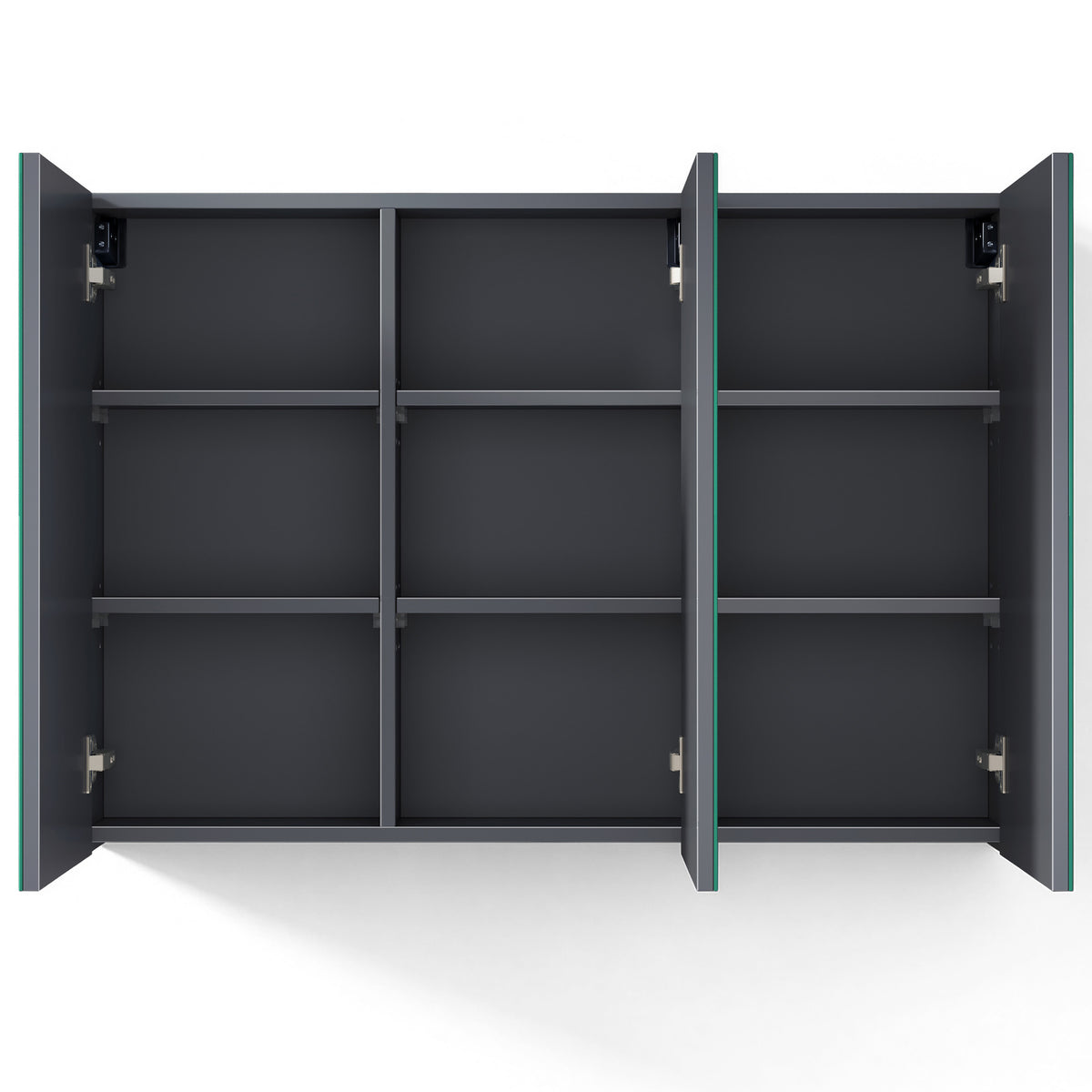 glasvilla Spiegelschrank mit Spielgeltüren Badezimmerschrank Hängeschrank Badezimmerspiegel Spiegelschrank-02