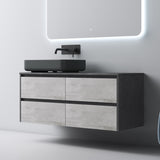 glasvilla Badmöbel-Set Waschbeckenunterschrank mit 2-Schubladen inkl. Waschbecken Normal