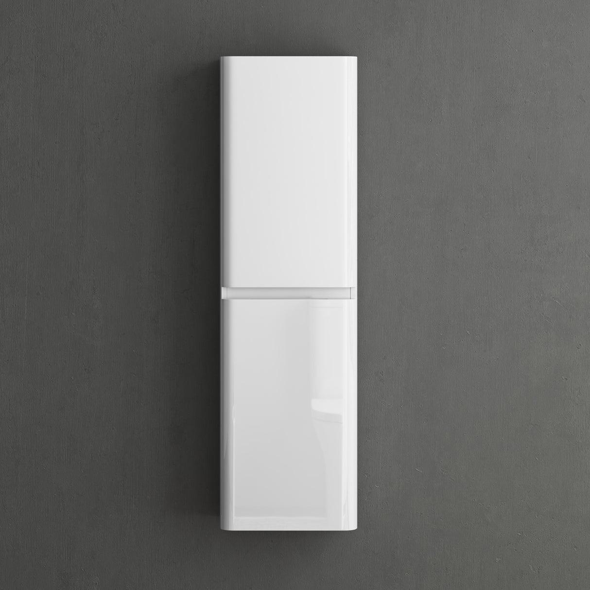 glasvilla Seitenschrank Badezimmerschrank mit 2 Türen und 4 Fächern BxT: 35x20 cm Hochschrank Badregal Allzweckschrank Lucca