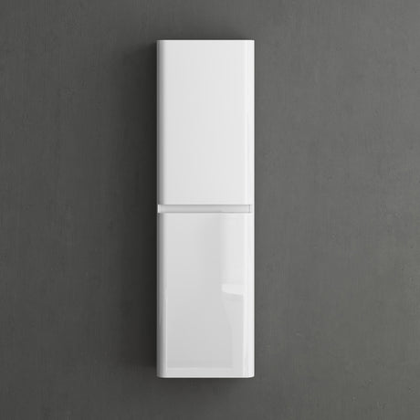 glasvilla Seitenschrank Badezimmerschrank mit 2 Türen und 4 Fächern BxT: 35x20 cm Hochschrank Badregal Allzweckschrank Lucca