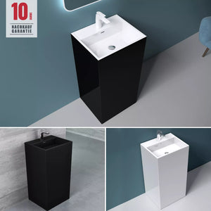 glasvilla Design Standwaschbecken freistehend  aus Mineralguss Waschtisch Col34