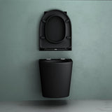 glasvilla Spülrandlos Wand WC Hänge WC Spülrandloses Toilette Softclose WC-Sitz Aachen108