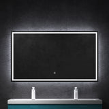 glasvilla Wandspiegel Badezimmer Spiegel LED Bad-Spiegel mit Touchschalter, Beschlagfrei durch Antifog-Schicht LED-Spiegel02