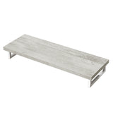 glasvilla Waschbeckenauflage inkl. 2x Edelstahlkonsolenträger Waschtischhalter Waschtischplatte HolzplattePlatte