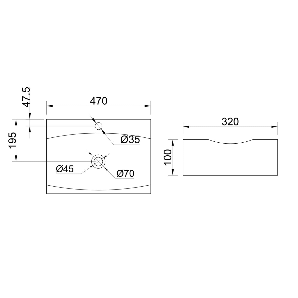 glasvilla Waschbecken Aufsatzwaschbecken,weiß Brüssel152B aus Keramik,mit Nano-Beschichtung