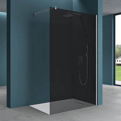 glasvilla Duschwand für Dusche Duschabtrennung Walk-In Dusche ESG-Sicherheitsglas 8mm NANO Glas BRAM1 & Bram3 Bremen1VG