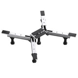 glasvilla Duschwannenfüße Duschwannenfuß Brausewannenfuß Montagefuß für Duschwannen in X-Form Duschwannengestell mit 5 Stellfüßen