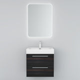 glasvilla Badmöbel-Set Waschbeckenunterschrank Waschtisch mit Unterschrank inkl. Mineralguss-Waschbecken Quadratto