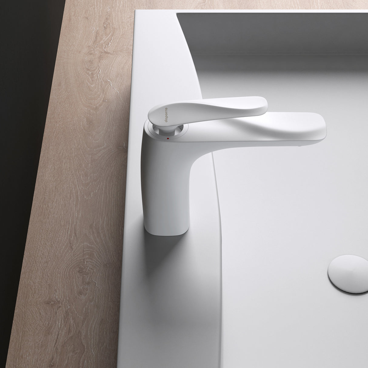 Glasvilla Grifería para Lavabo Monomando | Diseño Elegante | Alta Calidad | WAM-7201
