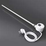 glasvilla Heizstab mit Thermostat Elektroheizstab mit LCD Bildschirm Heizpatrone aus Edelstahl Heizelement für Badheizkörper Heizungen Handtuchhalter