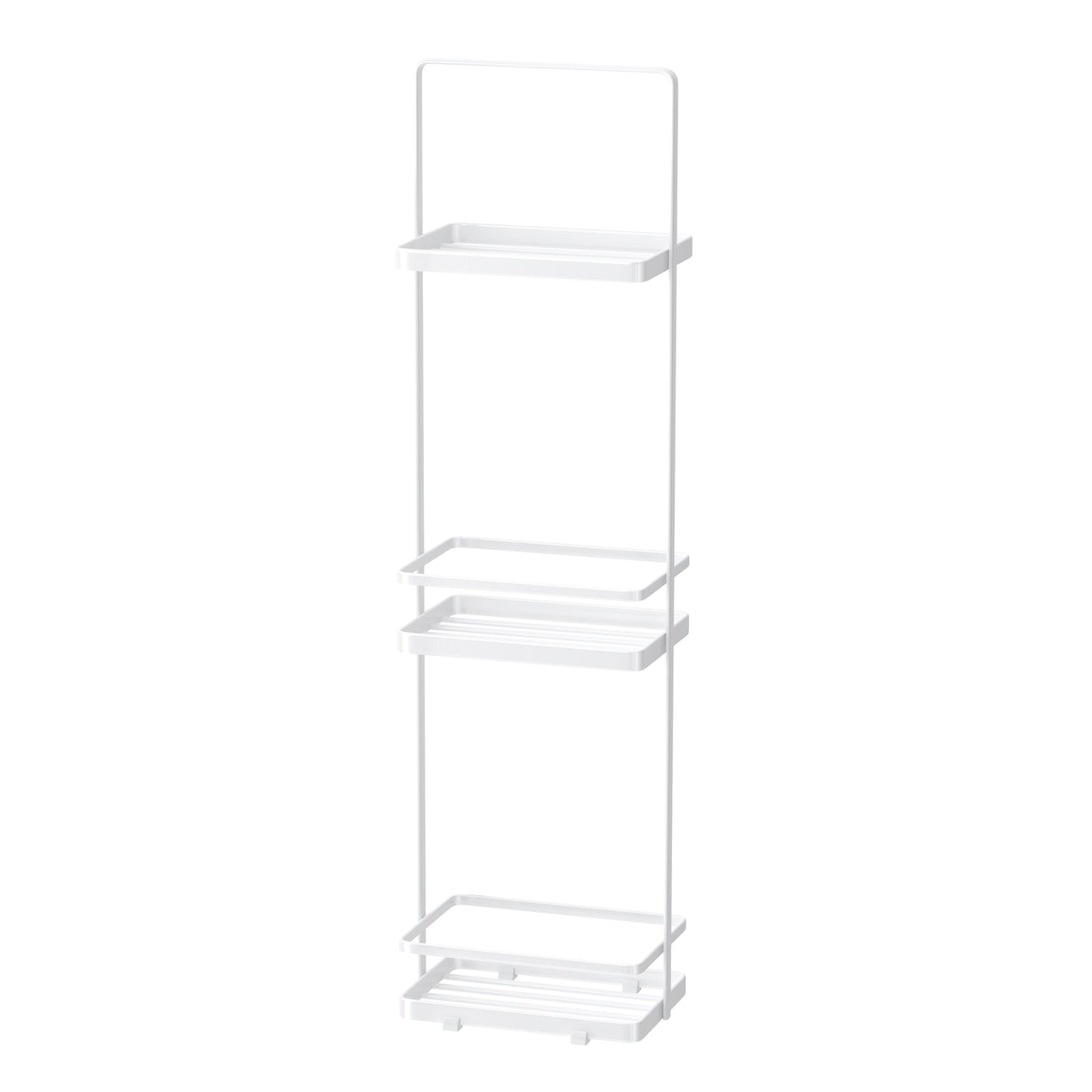 glasvilla Badezimmerregal stehend Badregal Standregal 3-stöckige aus Metall Badezimmerablage schmales Regal 18x12,5x67,3 cm Reglo-02